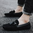 thumbnail image 5 of Men's Casual Loafers Slip On Leather Shoes Lightweight Driving Shoes Moccasins Classic Penny Loafer Flats Boat Shoes, 5 of 10