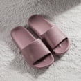 thumbnail image 5 of HNMKIU Comfy Slippers for Women Men Summer Beach Non Indoor Outdoor Soft Bottom Quick Drying Multiple Sizes Women Shoes Purple,6.5, 5 of 5