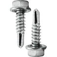 thumbnail image 1 of Tornillos Autotaladrantes Cabeza Hexagonal - Tornillos Autotaladrantes Acero Zincado 5,5x22 mm 100 uds para Chapa de Acero, Brida de Fijación, Material de Construcción., 1 of 5