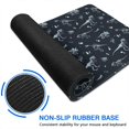 thumbnail image 6 of Long Mouse Pads for Desk,Black White Dinosaurs Fossils Pattern Desk Mats on Top Of Desks, Desk Mouse Pad Extra Large with 3mm Non-Slip Base and Stitched Edge for Gaming,Office,Work,Home 31.5"x15.7", 6 of 6