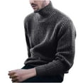 thumbnail image 2 of Styesk Chandail pour Hommes Chandail Col Rond Décontracté Couleur Unie, 2 of 6