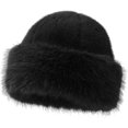 thumbnail image 1 of Sombrero de pescador de peluche para niñas, bonito gorro de pescador para damas, estilo ruso, para mujeres y adolescentes., 1 of 5