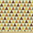 thumbnail image 2 of Ambesonne Autumn Fabric by the Yard Upholstery, Retro Cozy Pattern Art, 10 Yards, Burnt Orange Cocoa, 2 of 5