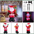 thumbnail image 1 of 6FT Inflatable Santa Claus Outdoor Indoor Decoration 50% off Clearance, Inflatable Santa Claus Decoration With A Large Gift Bag On His Back And Built-in LED Lights, 1 of 7