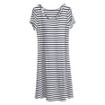 thumbnail image 2 of KOKOPARK Nuisette Babydoll pour Femmes Fête Retour à la Maison Robes Robe de Nuit Douce Surdimensionnée 100 % Coton Robe Maxi Noir, 2 of 6