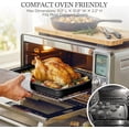 thumbnail image 4 of Compact Baking Pans Sets, Nonstick Bakeware Sets 19-Piece with Round/Square Cake Pan, Loaf Pan, Muffin Pan, Cookie Sheet, Roast Pan, Cooling Rack, Carbon Steel Bake Set, 4 of 4