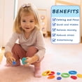 thumbnail image 4 of sixwipe 10 Pack Sensory Stone Adults, Fidget Toys for Autism Kids Calming Down, Textured Worry Stone and Ring for Stress Anxiety Relief, Autism Toys Gifts, 4 of 7