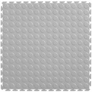 Light Grey Coin Top 20.5-in x 0.25-in Interlocking Tiles (Case 8)