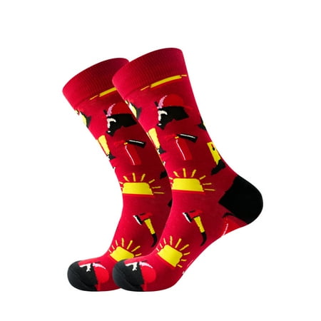 

Binpure Unisex Knee-high Stockings Cartoon Printing Mid-calf Length Socks