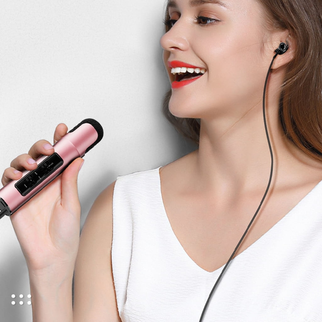 Singing Machines Portable Microphones Mic for Singing Speeches Cordless Microphones Karaoke Machines