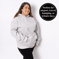 thumbnail image 6 of SPXTREME Womens Oversized Fleece Hoodie Sweatshirt Cozy Fall Winter Fashion Pullover Travel Outfit, 6 of 10
