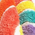 thumbnail image 4 of Ukeler Bath Rugs Soft & Absorbent Cartoon Rainbow Polyester Bath Rug, 4 of 7