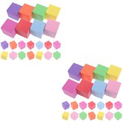 100 pcs Educational Foam Cube Blocks Small Building Blocks Foam Building Blocks