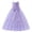Purple, variant on IDOPIP Butterfly Flower Girl V-Back Bow Dress for Kid Wedding Pageant Party Shiny Bownkot V-backless Tulle Dress Wedding Bridesmaid Pageant Party Long Maxi Gown 3-4 Years Pink