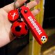 thumbnail image 5 of Llavero de fútbol rojo, mini llavero de fútbol, regalo de equipo de fútbol, balones deportivos, relleno de bolsa de regalo de fiesta, 5 of 5