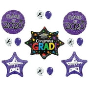 NEW! Class of 2020 Purple Graduation Party Balloons Decoration Supplies Graduate