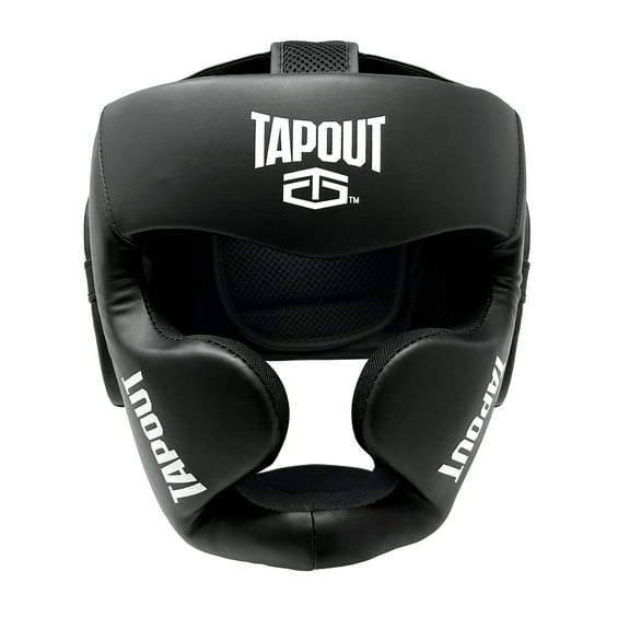Tapout Adjustable Velcro Protective Headgear - One Size Fits Most for Boxing and MMA