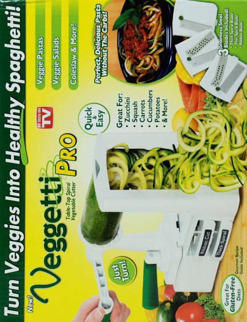 Veggetti Spiral Vegetable Slicer Makes Veggie Pasta Multifunctional Funnel  Type Z42288