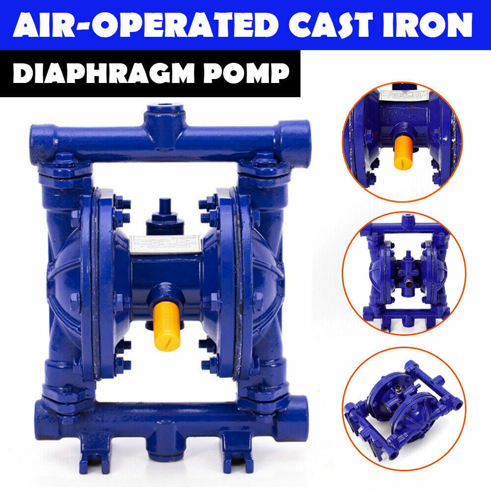 Air-Operated Double Diaphragm Pump 1/2'' Air Inlet 1.5'' Inlet & Outlet 37GPM 