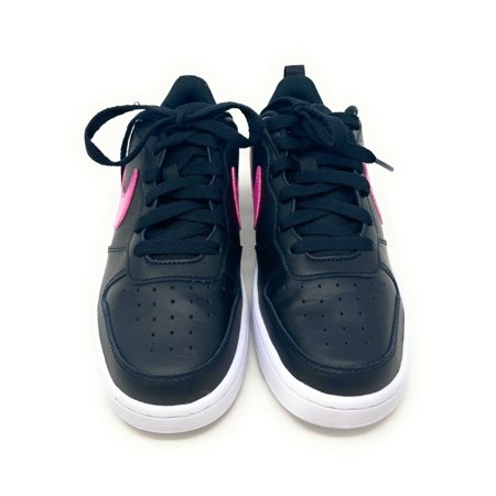 Nike Nike Kids Grade School Court Borough Low 2 Shoes Black Pink Size 3 5 Walmart Com Walmart Com