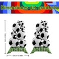 thumbnail image 2 of Yanonmyfd 2 Piezas Extra-grandes de pie de fútbol de fiesta globos, perfecto para cumpleaños, fiestas de cola, celebraciones del día del juego y decoraciones de la Copa del Mundo (Fútbol),Fútbol, 2 of 7