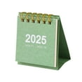 thumbnail image 5 of balikha Small Desktop Calendar Versatile Efficient 2025 Mini Calendar Stand up Calendar for Planner Daily Home Supplies Green, 5 of 9