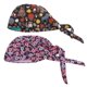thumbnail image 5 of 2 uds., Gorro para , gorro de limpieza, gorro de quimioterapia para trabajo a prueba de polvo, envoltura para la cabeza Animales + Rosa Macarena Gorro médico ajustable unisex, 5 of 5
