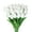 White, variant on Enova Home 20 Pcs Artificial PU Real Touch Tulips Flowers Stems (Pink)