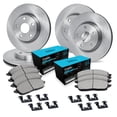 thumbnail image 1 of R1 Concepts Front Rear Brakes and Rotors Kit |Front Rear Brake Pads| Brake Rotors and Pads| Ceramic Brake Pads and Rotors |Hardware Kit|fits 1991-1992 Lexus LS400, 1 of 4