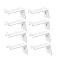 thumbnail image 2 of 2.8 Inch Hat Hooks for Wall - (8 Pack) Cowboy Hat Rack,Cap Holder, Organizer for Baseball Caps, Western Room Decor White, 2 of 6