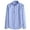 Blue, variant on Afdoent Men's Casual Shirts Male Oxf Ord Fabric Solid Color Long Sleeve Casual Shirt Vacation Summer Beach Shirts