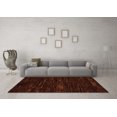 thumbnail image 3 of Ahgly Company Indoor Square Abstract Orange Modern Area Rugs, 5' Square, 3 of 4