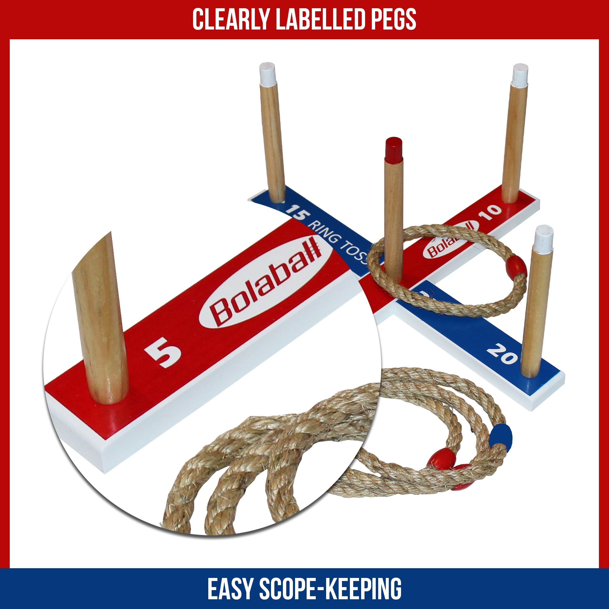 Bolaball: Ring Toss Outdoor Game