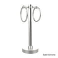 thumbnail image 3 of Vanity Top 2 Towel Ring Guest Towel Valet - Polished Chrome / Grooved, 3 of 5