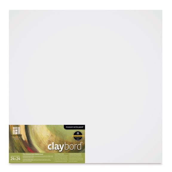 Ampersand Claybord - 24" x 24", 2" Deep Cradled