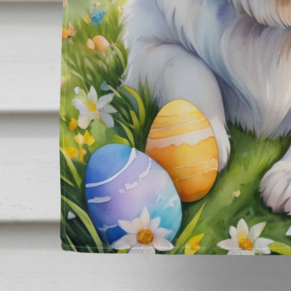 Great Pyrenees Easter Egg Hunt House Flag 28 in x 40 in