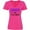 Hot Pink, variant on Tougher than Cystic Fibrosis Women's V-Neck T-Shirt