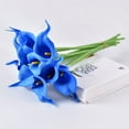 thumbnail image 2 of Mini PU Calla Flower Simulación Flor Decoración del Hogar Fotografía Atrezzo, 2 of 6