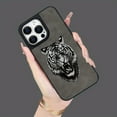 thumbnail image 3 of Tiger Pattern Suede Leather Phone Case for iPhone Series - TPU Shockproof Cover, Protective Back Case for 11/X/XR/XS/Plus Pro Max Models - Ideal Holiday and Birthday Gift for Loved Ones, 3 of 5