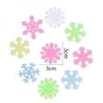 thumbnail image 3 of 50pcs/lot Luminous Wall Stickers,Christmas Little Snowflakes Stickers,Glow In The Dark Creative Snowflake Wall Decor,Colorful Fluorescent Adhesive Glowing Stickers for Ceiling Bedroom Decorations, 3 of 6