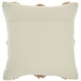 thumbnail image 2 of Mina Victory Life Styles Tufted Pom Poms 18"X18" Blush Indoor Throw Pillow, 2 of 6
