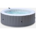 thumbnail image 1 of Spa inflable redondo - Florida 6 gris - Spa 6 personas 205 cm, PVC, bomba, calefacción, inflador, 2 filtros, y control remoto esquí esquí Gafas de esquí, 1 of 5