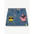 thumbnail image 5 of Spongebob X Justice Girls Denim Skirt, Sizes XS - XLP, 5 of 9
