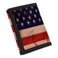 thumbnail image 2 of FUIALDOLG Kids Trifold Wallet Vintage American Flag Theme Slim Children's Wallet for Sports, Polyester Washable Trifold Card Wallet, 2 of 6