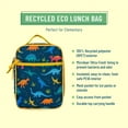 thumbnail image 3 of Wildkin Kids Recycled Eco Lunch Bag for Boys and Girls (Jurassic Dinosaurs), 3 of 9