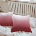 thumbnail image 6 of Throw Pillow Covers 20x20 Inch Set of 2, Red Beige Ombre Waterproof Outdoor Pillow Covers, Abstract Modern Art Gradient Decorative Cushion Pillowcases for Couch, Sofa, Bed, Garden, Patio, 6 of 9