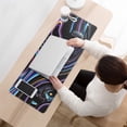 thumbnail image 3 of Colorful LinesLine Theme&nbsp;mouse Padswaterproofnon Slip&nbsp;for Office Home Work GamingmousepadRubber Base Mousepad with Stitched Edges 31.5x11.8inches, 3 of 7