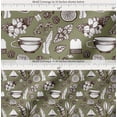 thumbnail image 2 of Soimoi Cotton Poplin Fabric Tea Cup,Lemon Slice & Ginger Vegetable Print Fabric by Yard 42 Inch Wide, 2 of 7