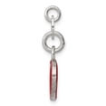 thumbnail image 2 of FB Jewels Sterling Silver Enameled Heart Charm, 2 of 4