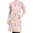 thumbnail image 5 of Fairy Tale Princess Pattern Apron-Garden Aprons for Women with Pockets-Cotton Linen Waterproof Kitchen Cooking Gardening Aprons Adjustable for Kitchen,Cooking,BBQ and Salon 33x27 Inch, 5 of 7